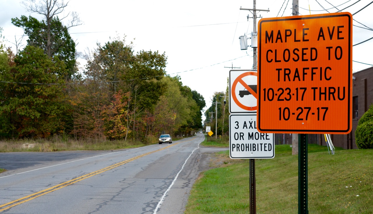 Maple Ave closing